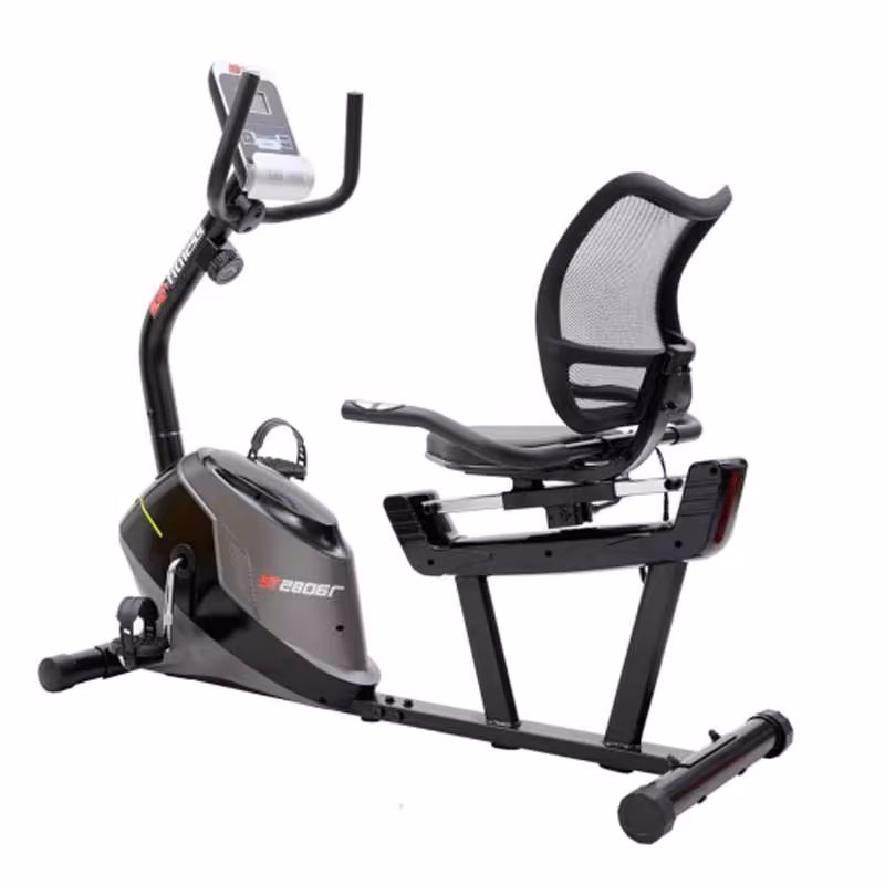 دوچرخه ثابت نشسته پشتی دار ال اس فیتنس LS Fitness LS-2806 R