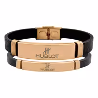 دستبند ست هابلوت (2عدد)چرم قفل کلیپسی کیفیت عالی(ارسال رایگان)