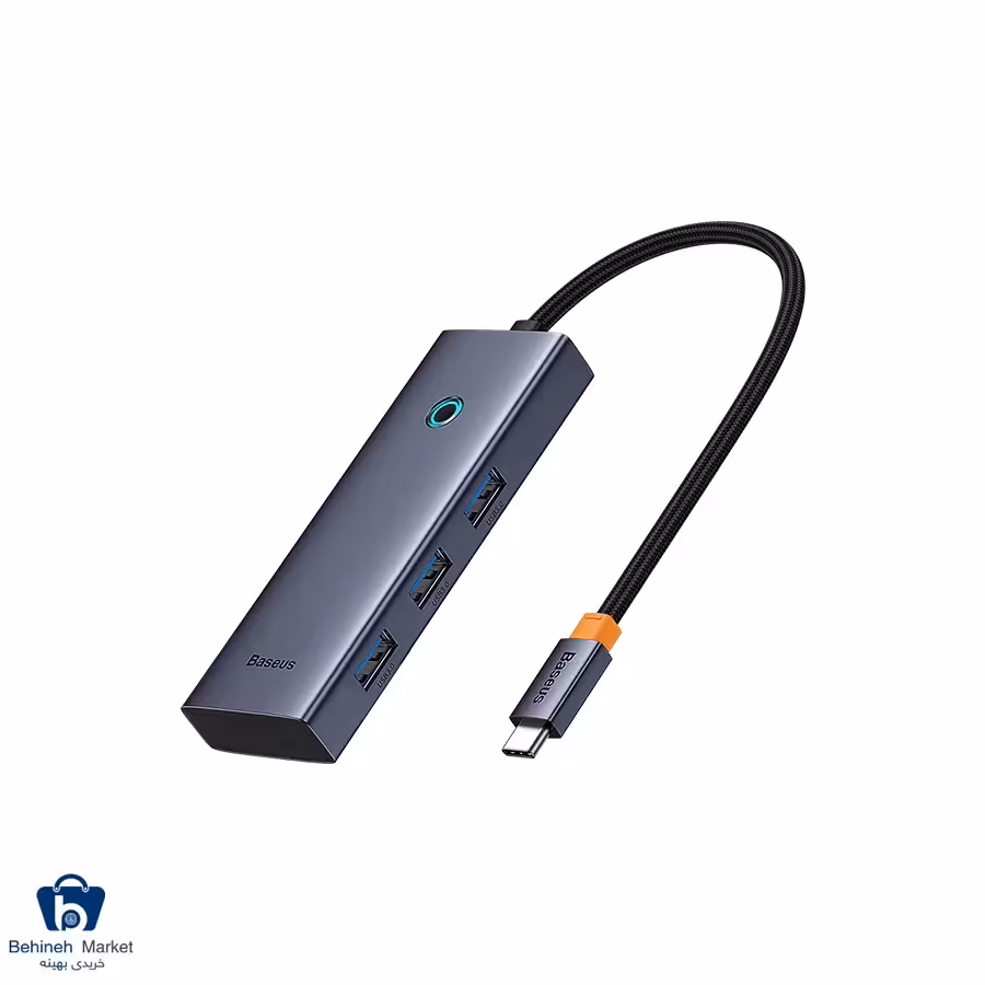 هاب 5 پورت USB-C باسئوس مدل UltraJoy Series 4K 30Hz Clarity B000528098