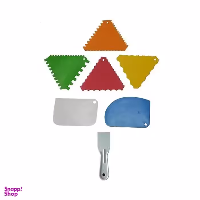 ابزار تزیین کیک مدل Behgaz مجموعه 7 عددی