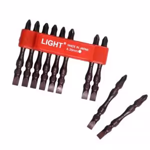 نوک پیچ گوشتی قهوه ای 110 م م تخت و چهارسو لایت 22110sp