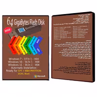 فلش بوتیبل Windows 7 10 11 AIO 42In3 X64 - Driver Pack 2022 - Office13-16-19-21