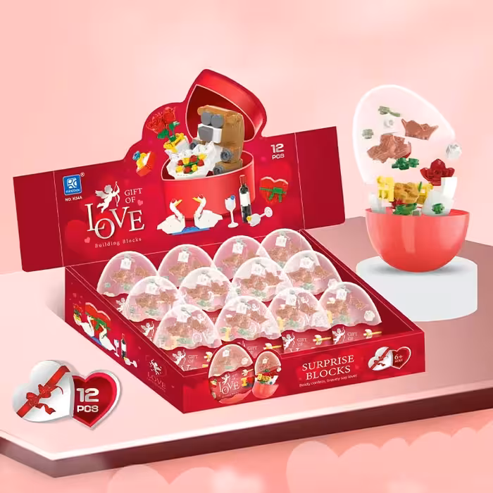 اسباب بازی تخم مرغ شانسی لگویی مدل هدیه عاشقانه کد TY7554