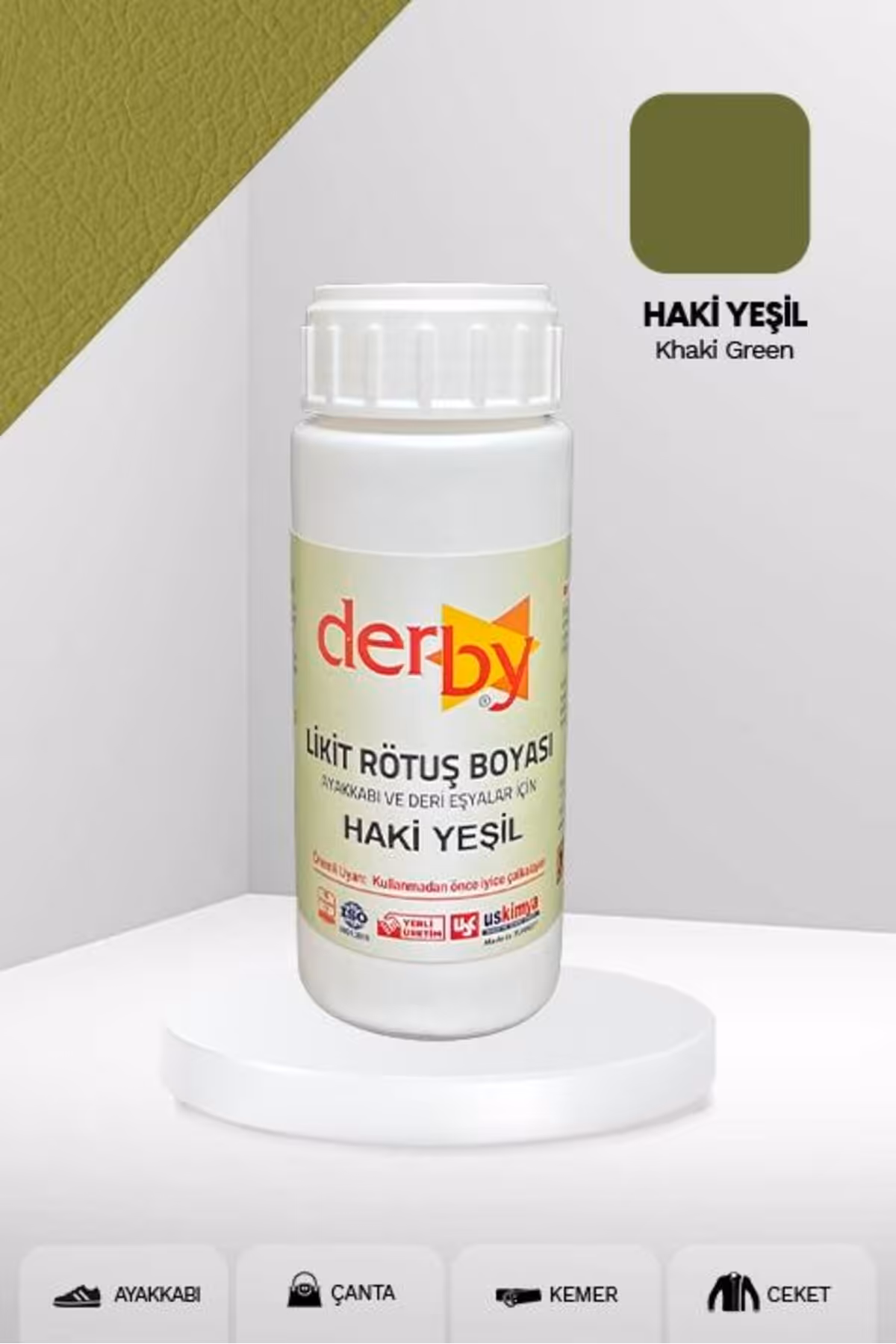 مراقبت کفش سبز پوشش رنگ روتوش شدید برای وسایل چرمی 100 میل رنگهای کارتلا Derby