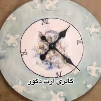 ساعت دیواری طرح فرشته 