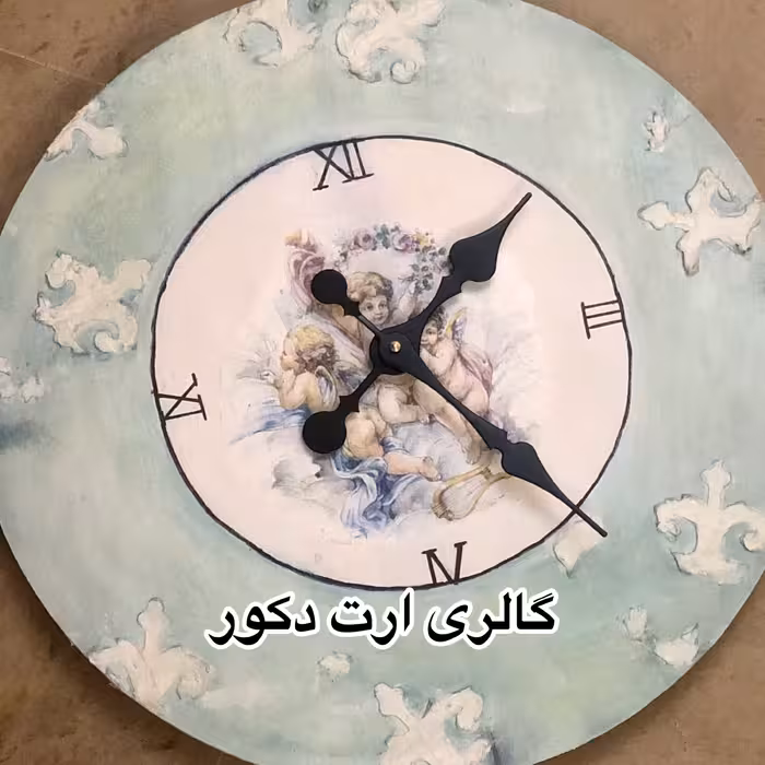 ساعت دیواری طرح فرشته 