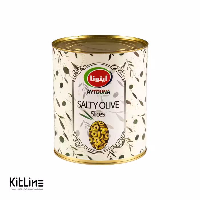 کنسرو زیتون سبز اسلایس آیتونا 3 کیلوگرمی