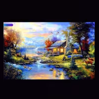 پازل 1000تکه طرح رودخانه در ابعاد 50 در 70