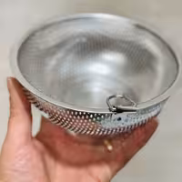 تفاله گیر پانچی استیل سایز 6 در 16 تک رنگ از جنس استیل نگیر