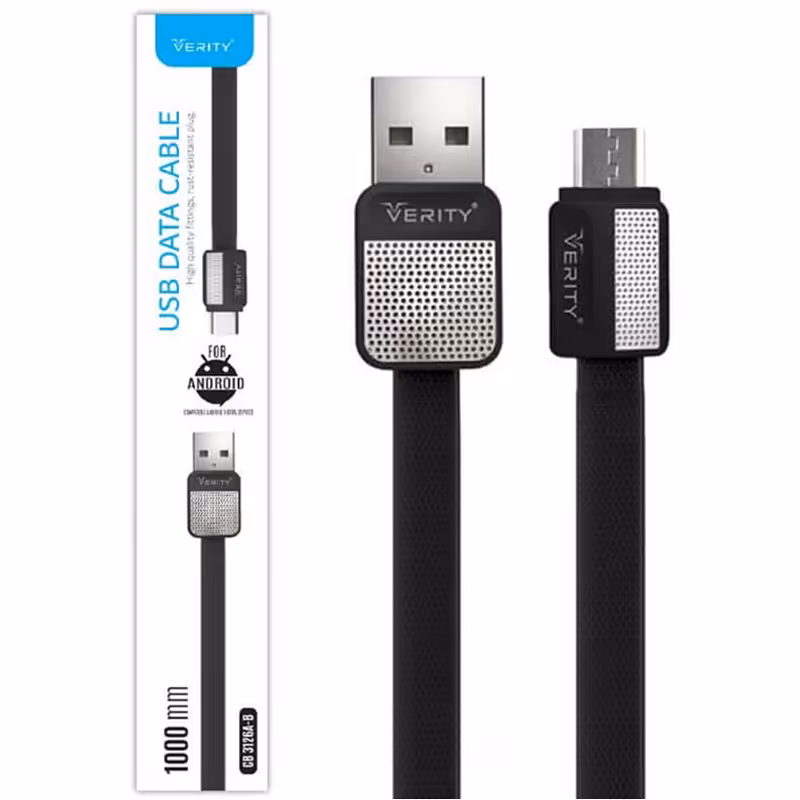 کابل میکرو یو اس بی Verity CB 3126A 1m