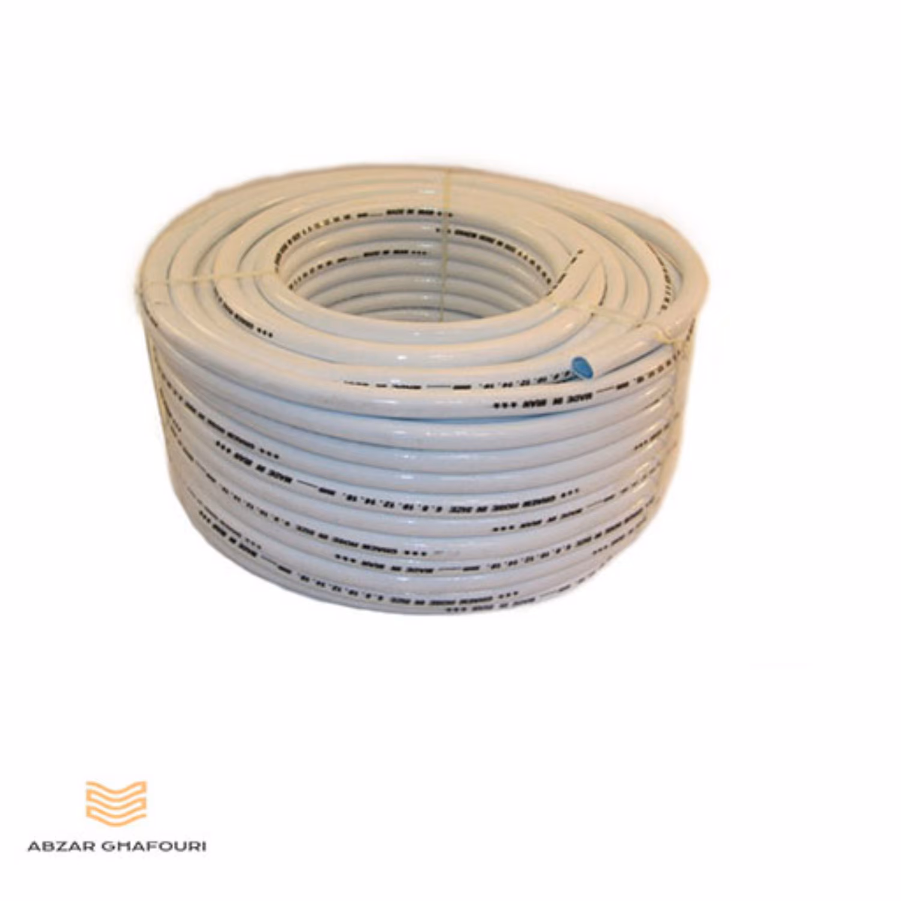 شیلنگ گاز نخ دار سفید قائم ( قیمت متری می باشد )