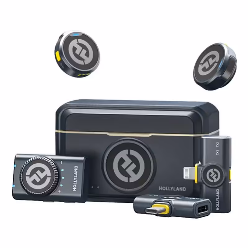 میکروفون بیسیم دو نفره هالی لند Hollyland LARK M2 Combo Edition