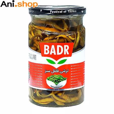 ترشی فلفل سبز بدر 570 گرم کد N19