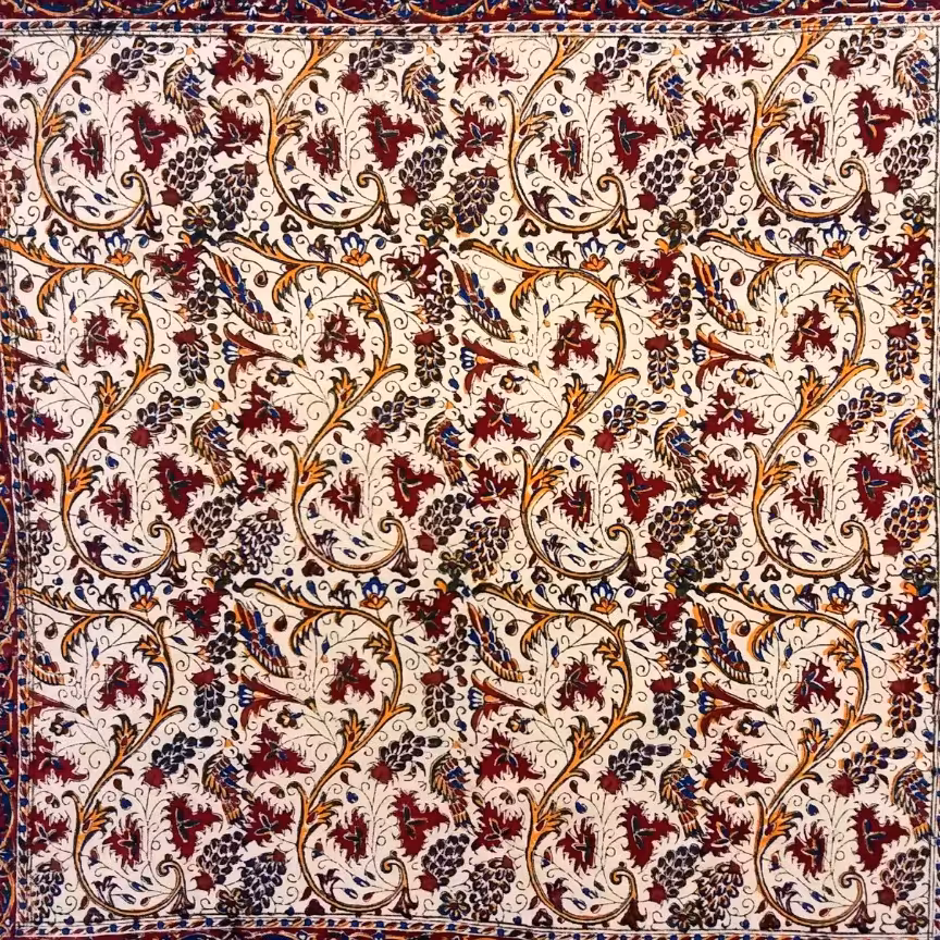 سفره و رومیزی قلمکار اصفهان 80 سانتی