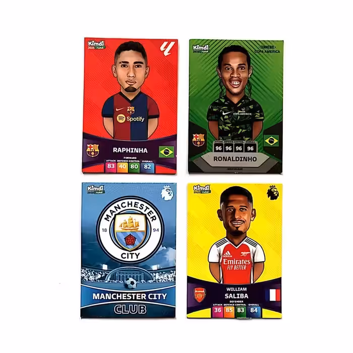 اسباب بازی شانسی کیمدی مدل رونالدینیو رافینها سالیبا کلاب منچستر سیتی مجموعه 4 عددی