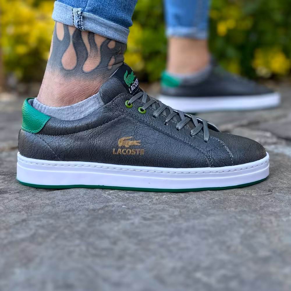 کتانی مردانه لاگوست خاکستری