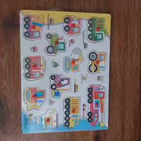 پازل چوبی  ماشین ها پین دار خارجی