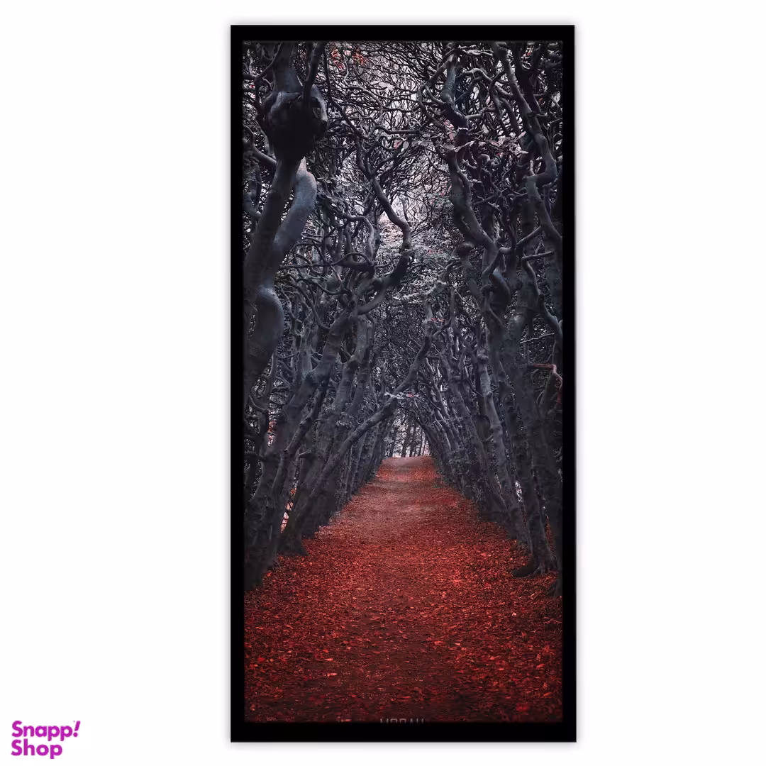 تابلو بکلیت طرح منظره جنگل پاییزی مدل B-S3570