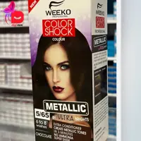 شامپو رنگ فانتزی ویکو مدل color shock شماره 5.65 رنگ شکلاتی