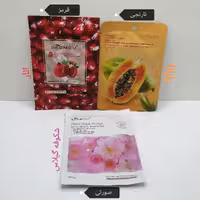 ماسک ورقه ای سومو انار و پاپایا و شکوفه گیلاس مناسب انواع پوست ماسک نقابی صورت حجم25 میل انقضا 2025 قیمت هر ورق