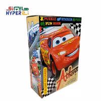 پازل دایره ای 20 تکه آتنا طرح ماشین ها (بهمراه استیکر و پیکسل)Athena

