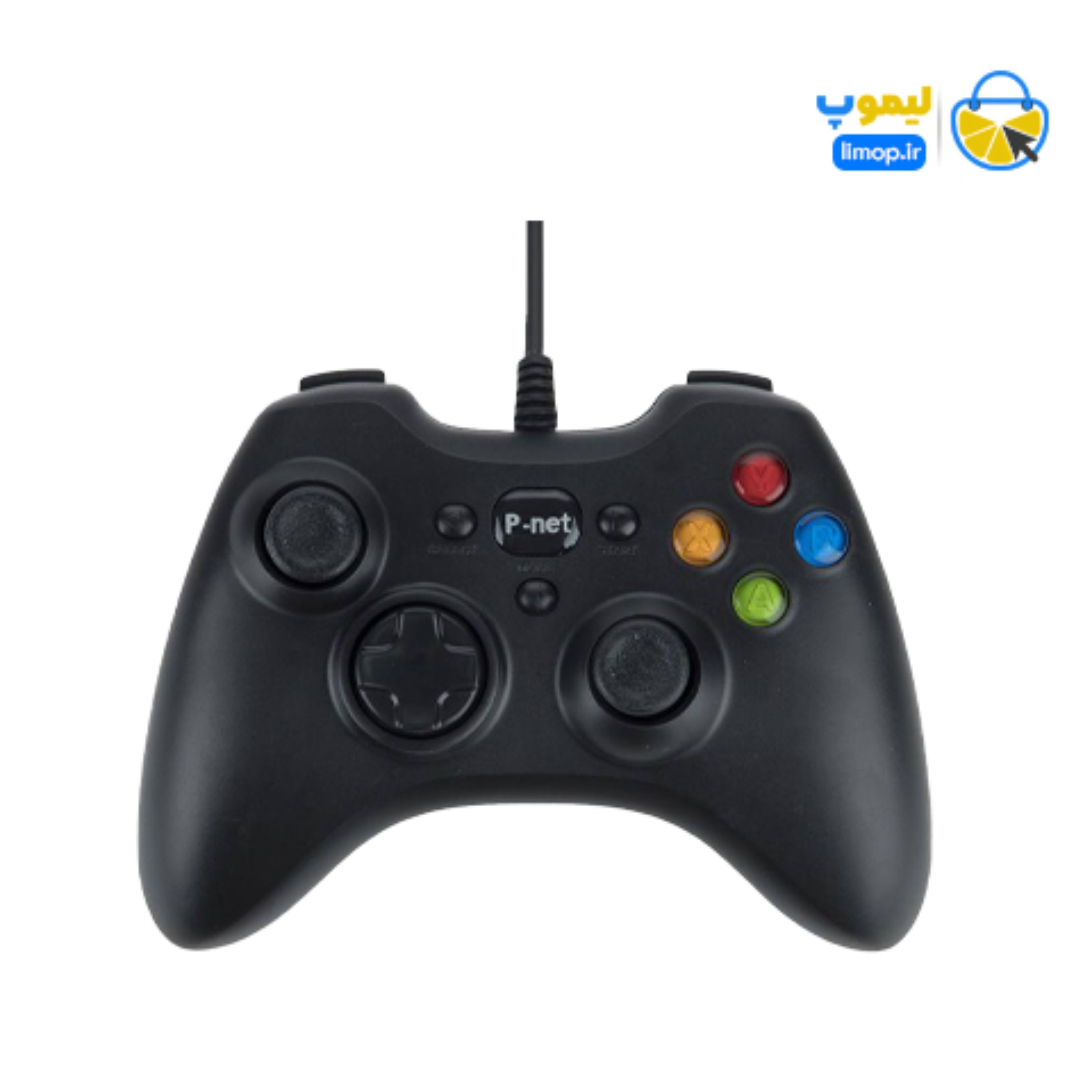 دسته بازی پی نت (P NET) نوع اتصال سیم درا مدل game Pad Dual Shock