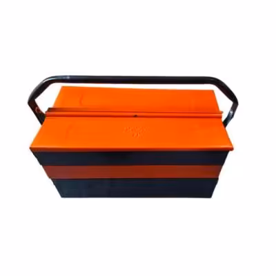 جعبه ابزار فلزی 40 سانت 3 طبقه تبریز ابزار غفاری مدل 403