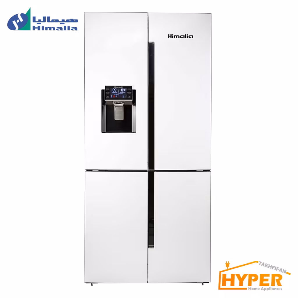 یخچال فریزر ساید بای ساید تسلا هیمالیا Himalia Tesla سفید متالیک