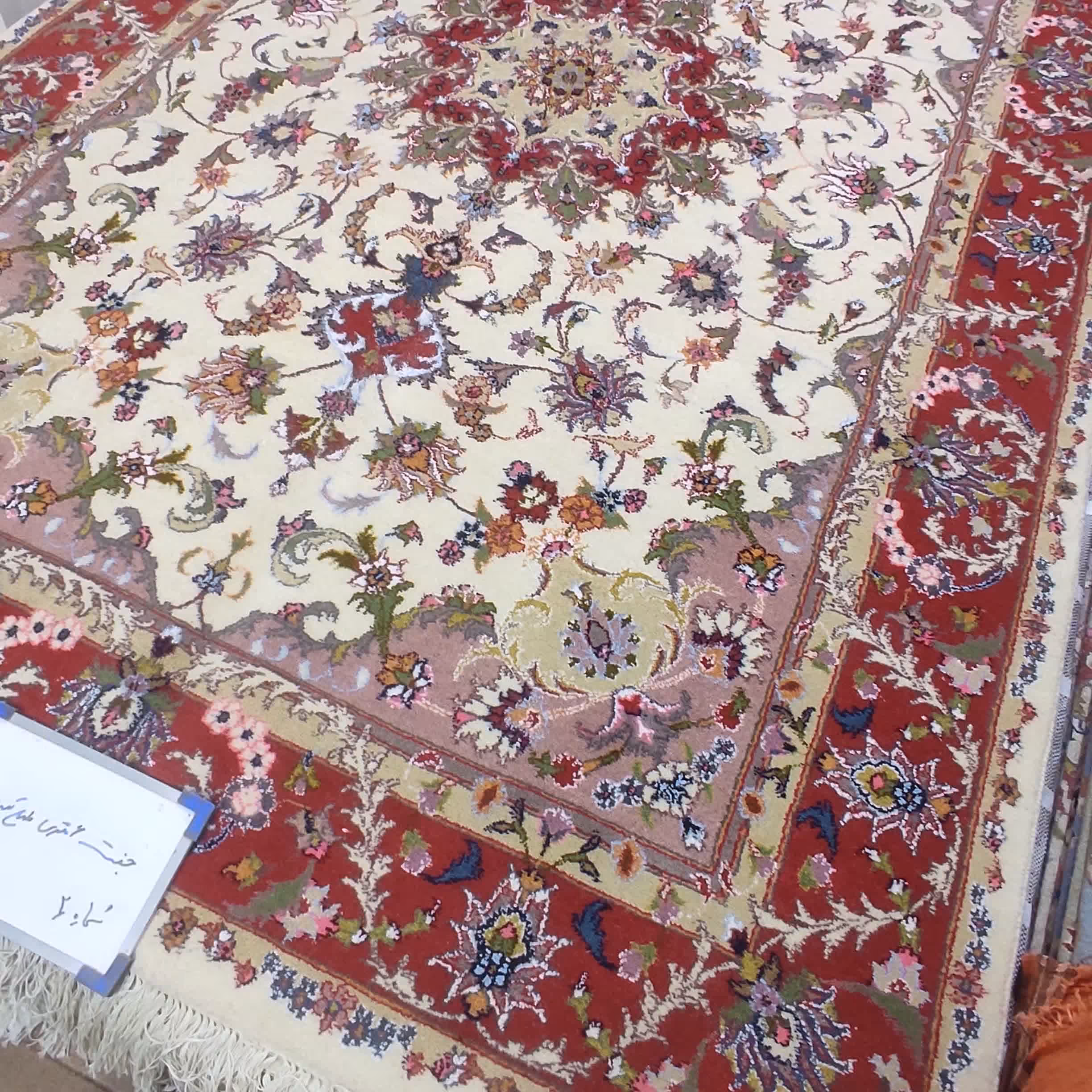 فرش دستباف کاشمر جفت 6متری کد 012