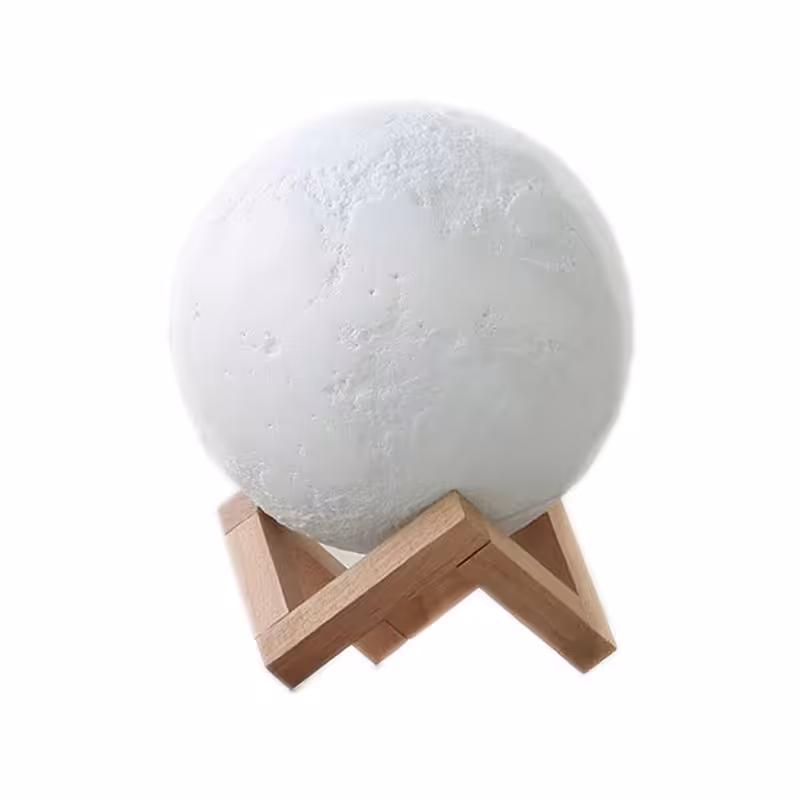 چراغ مطالعه طرح ماه  چراغ خواب چراغ ال ای دی 