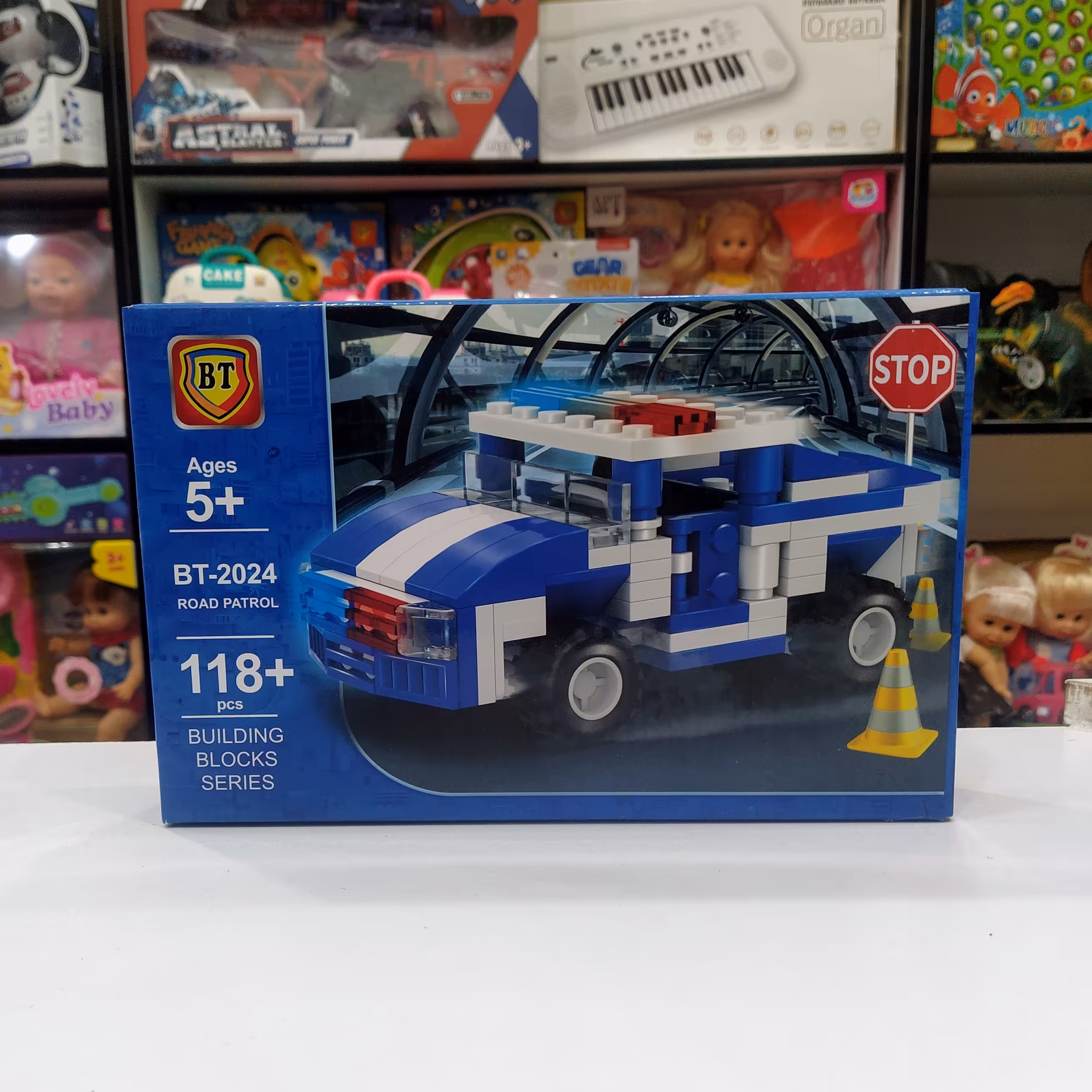 اسباب بازی لگو ماشین گشت پلیس 118 قطعه کد BT2024