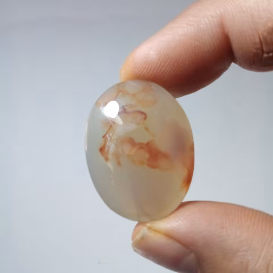 نگین عقیق مصور 