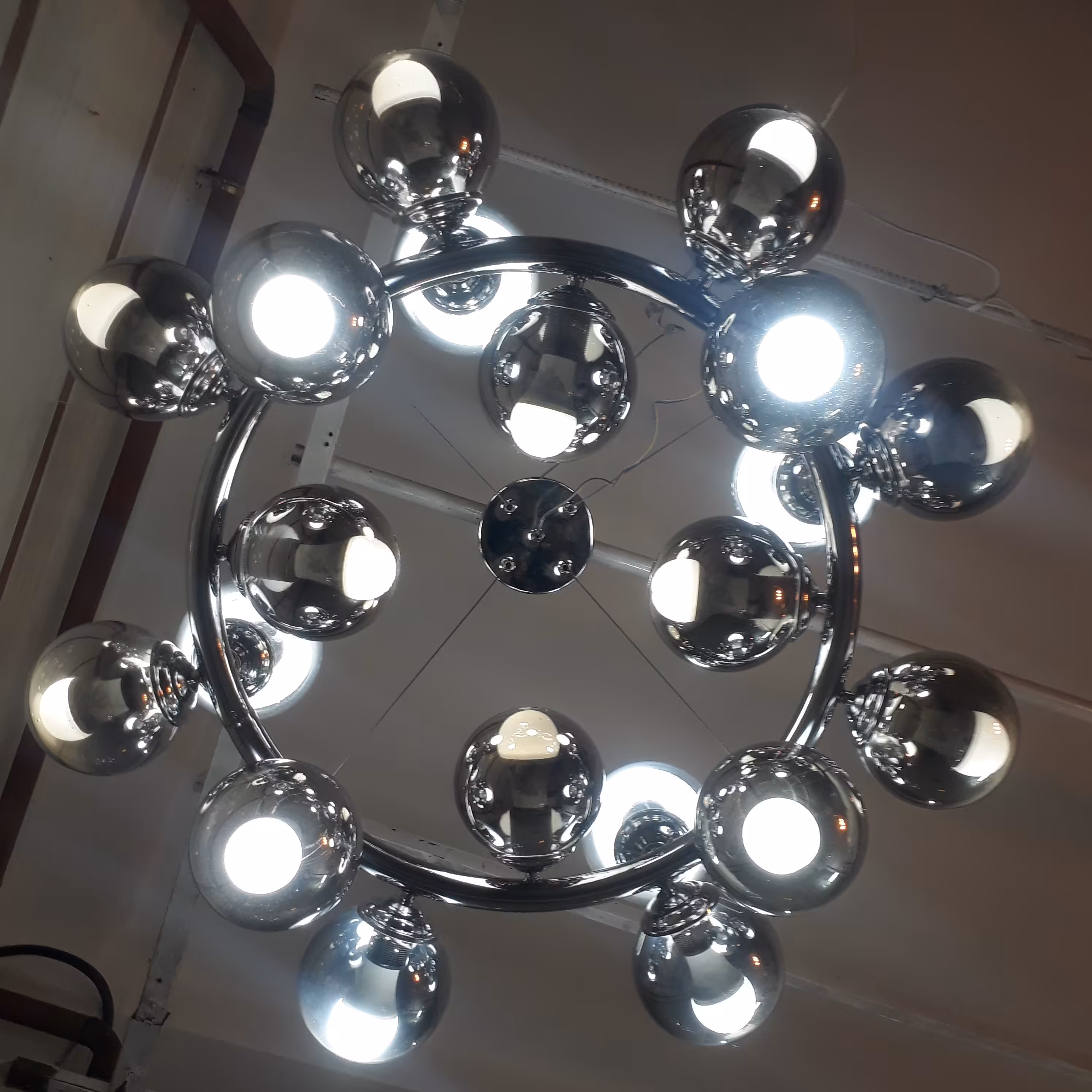 لوستر مدرن حبابی20شعله