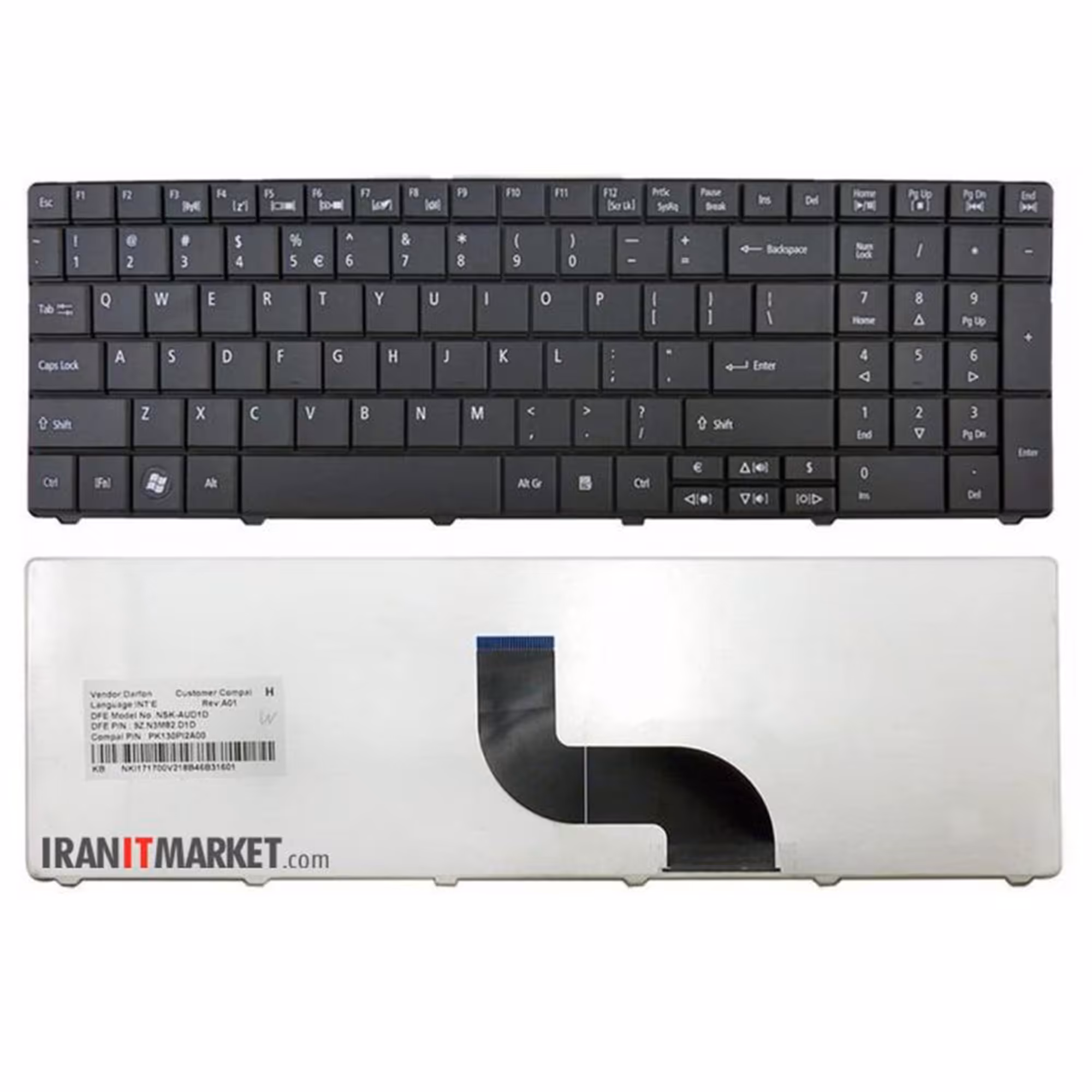 کیبورد لپ تاپ ایسر KEYBOARD ACER Aspire 5560G