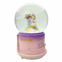 گوی موزیکال طرح  love مدل چراغ دار