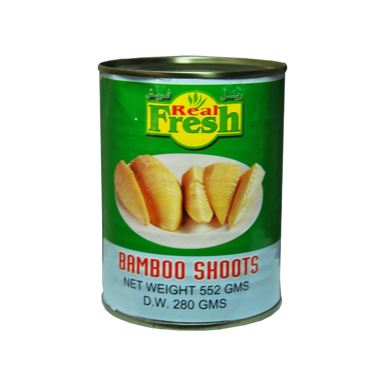 کنسرو بامبو شوت 550 گرم ریل فرش - real fresh