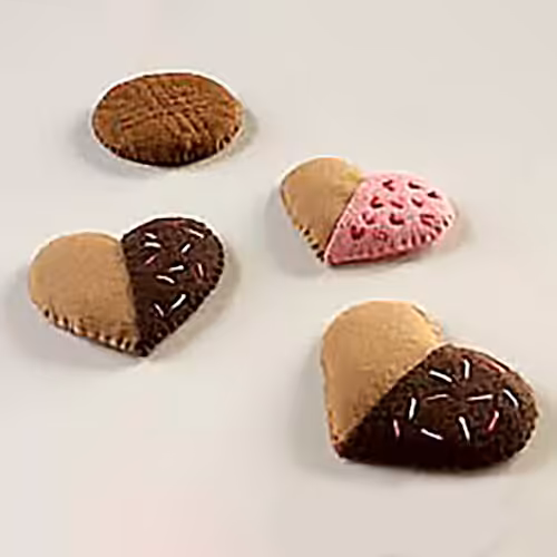 یک عدد کوکی و بیسکوییت نمدی بعنوان تاپر  مگنت پیکسل