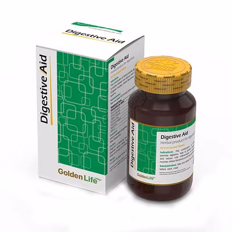 قرص دایجستیو اید گلدن لایف 30 عددی | Golden Life Digestive Aid
