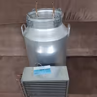 تقطیر گلابگیر 100 لیتری چفتی حلقه ای با کندانسور یک اسب (پس کرایه)