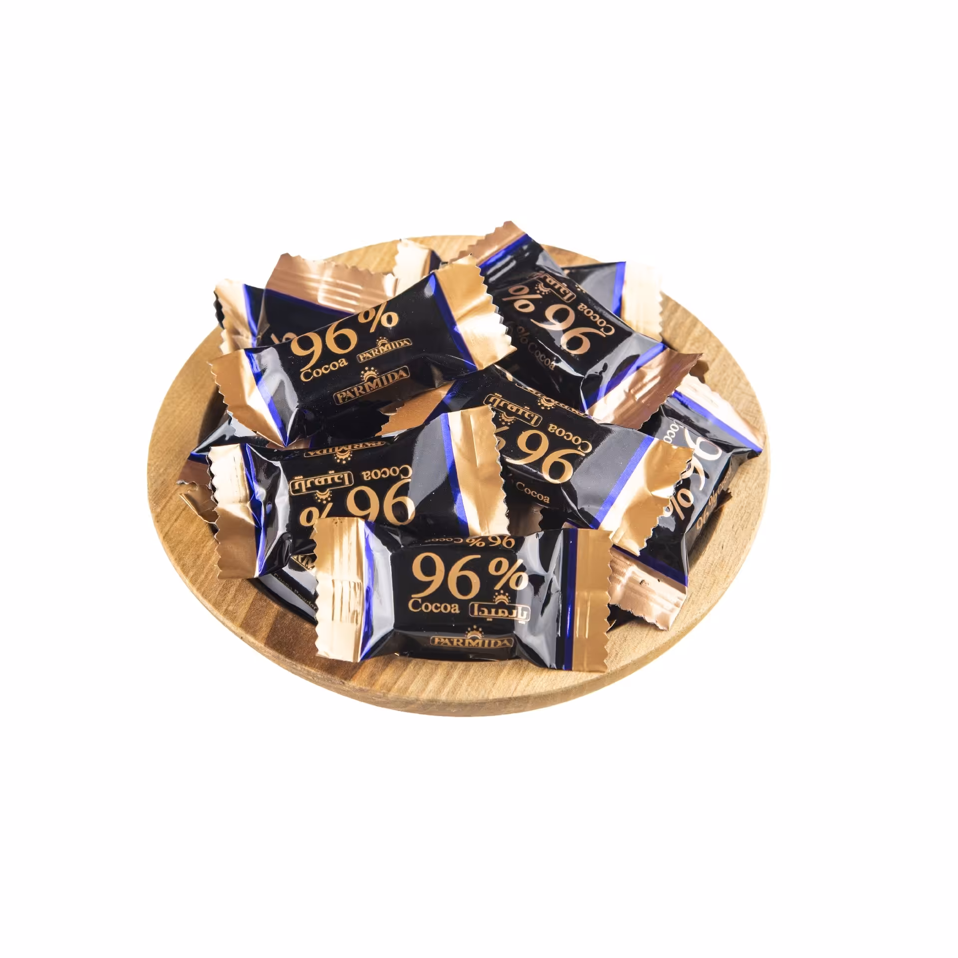 شکلات تلخ 96 درصد پارمیدا، بسته بندی 250 گرمی