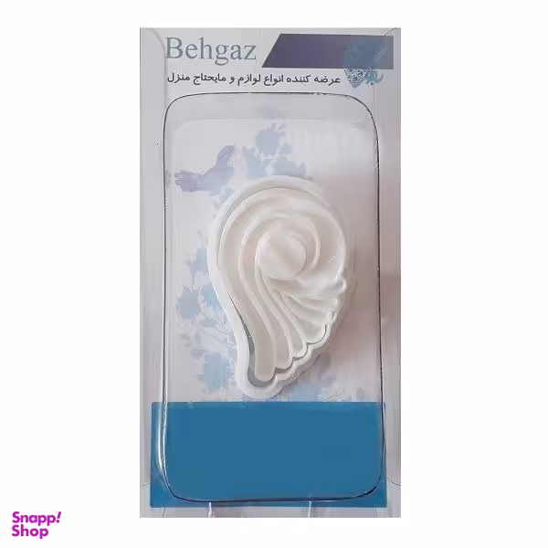 کاتر شیرینی پزی به گز مدل پر طاووس مجموعه 2 عددی