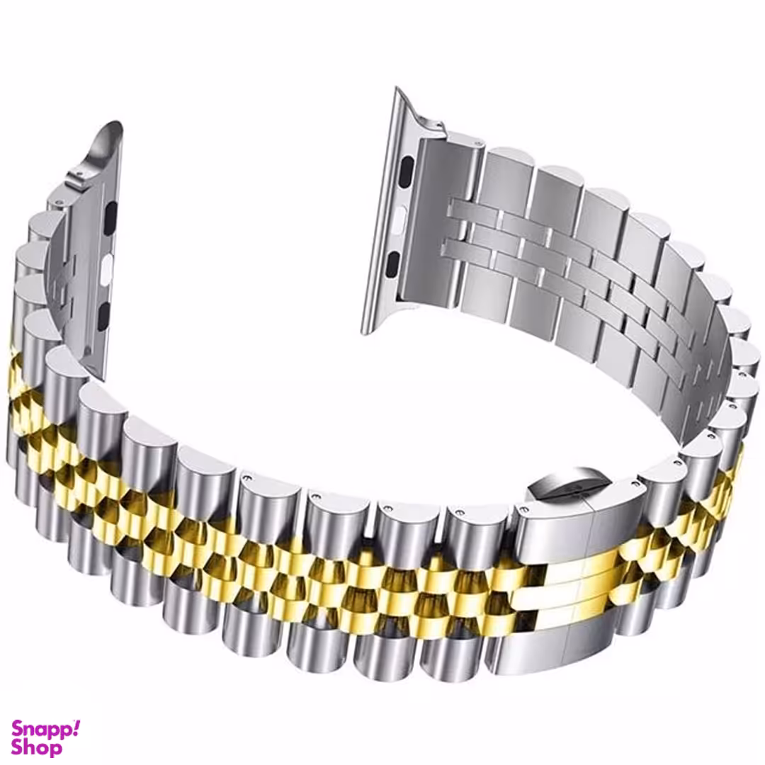 بند ساعت هوشمند طرح رولکس پنج بید مناسب اپل واچ