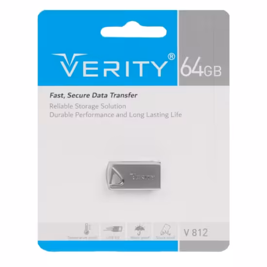 فلش مموری وریتی مدل V812 USB3.0 ظرفیت 64 گیگابایت