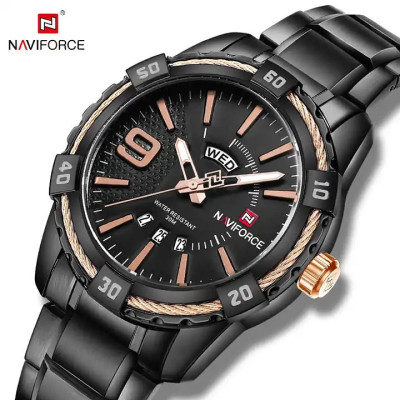 ساعت مردانه نیویفورس NAVIFORCE 9117 black rosegold