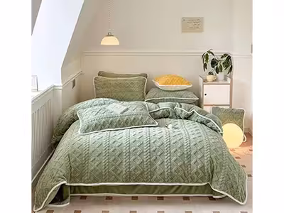 لحاف روتختی لاکچری دو رو تمام مخمل کریستال