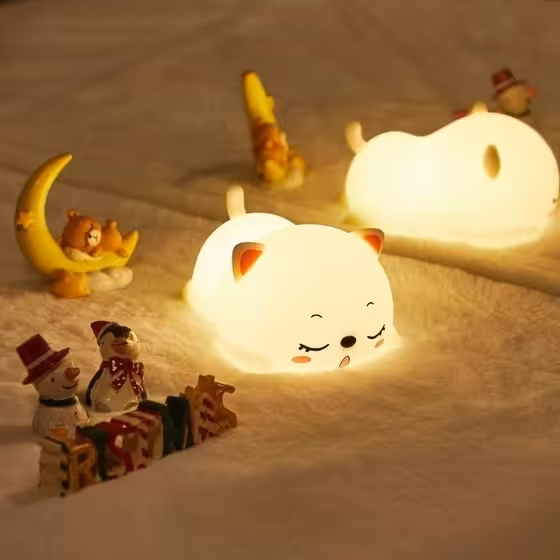 چراغ خواب فانتزی طرح گربه