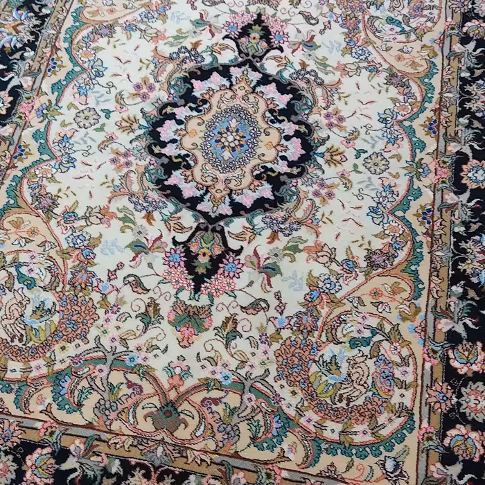 فرش دستبافت جفت قالیچه موج مهر