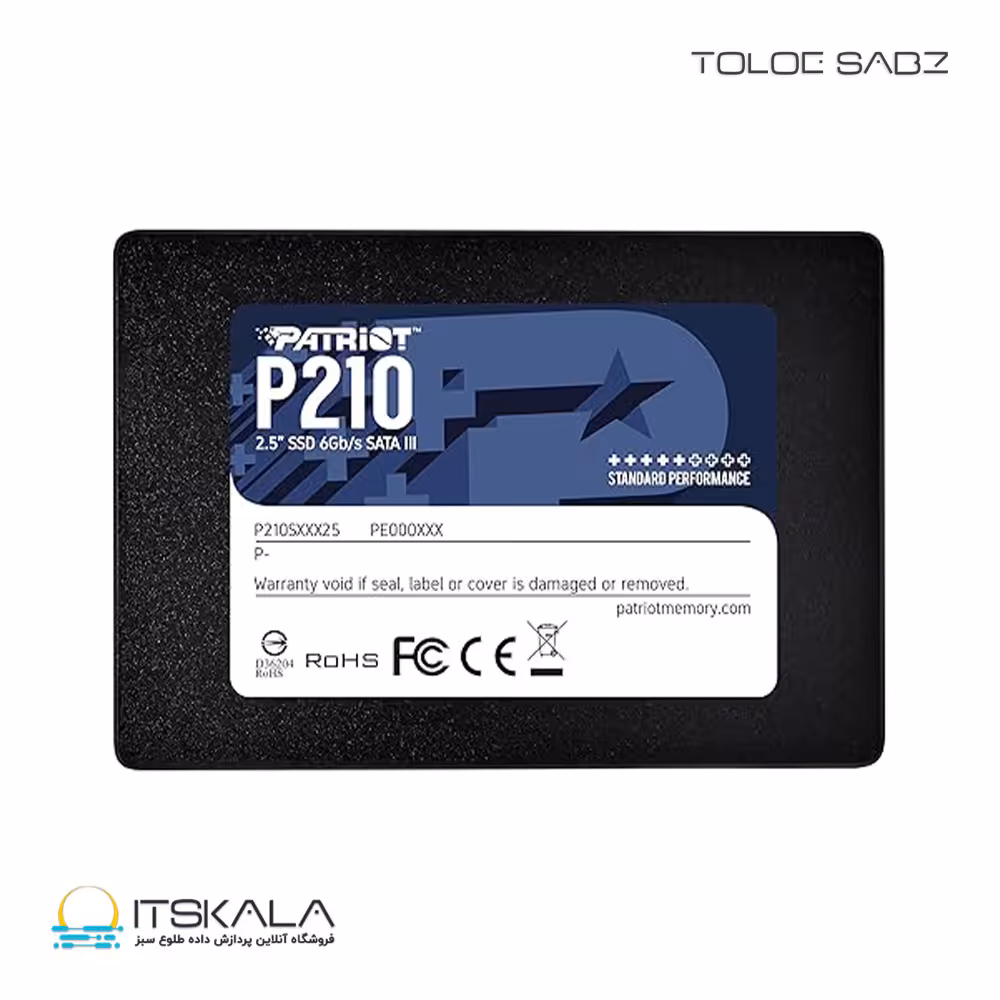 حافظه SSD پاتریوت مدل Memory P210 SATA3 2.5 Inch 128GBSSD