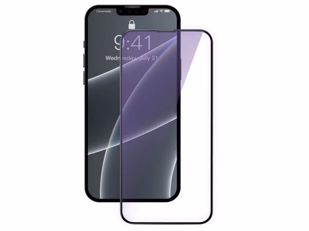 محافظ صفحه نمایش شیشه‌ای پک دوتایی بیسوس Baseus Tempered glass 0.3mm for iPhone 13/13 Pro SGQP010401