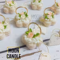 گیفت قند پنج پَر گل بسته 5 عددی سایز 4در 4